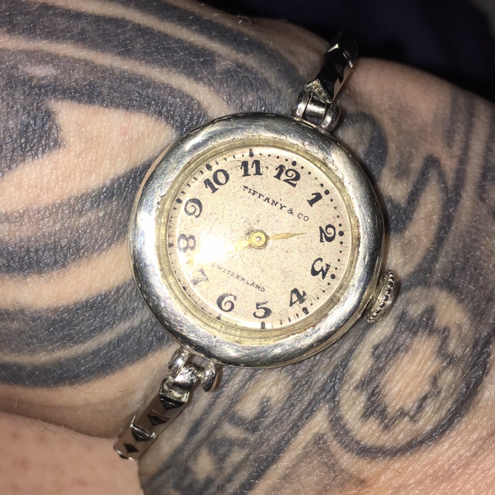 Tiffany and co 925 silver watch . Not running